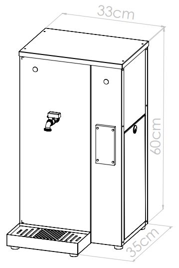 1140 - Dispenser de Agua caliente con monedero electronico